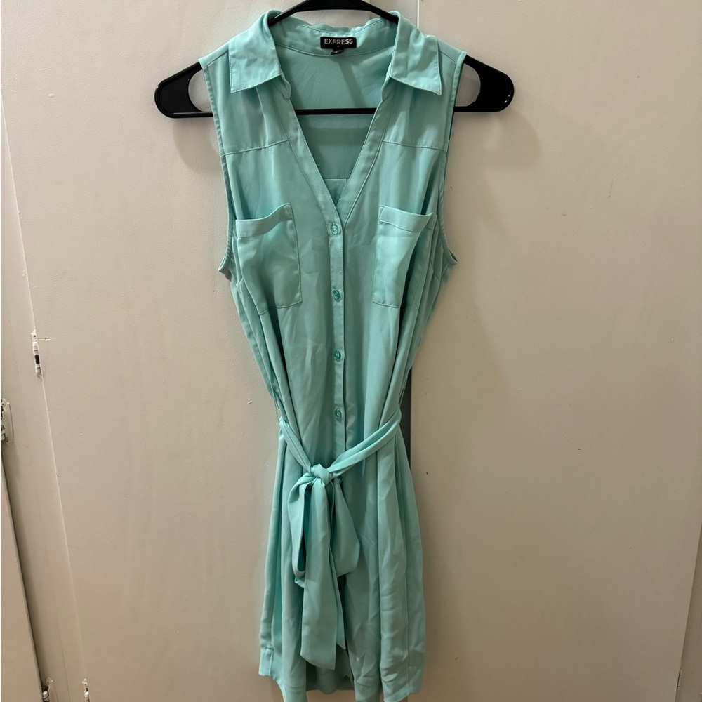 Express Turquoise Dress